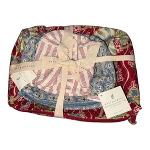 Pottery Barn NWT Set 3 Cosmetic Bags Abby